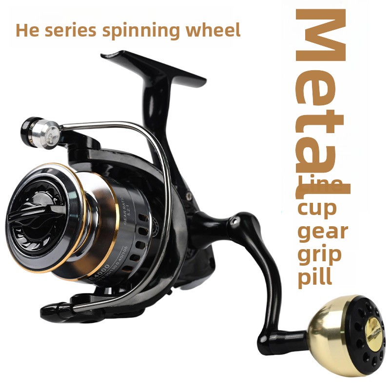 Ice Fishing Reel - Volledig metalen lange afstand werphengel molen