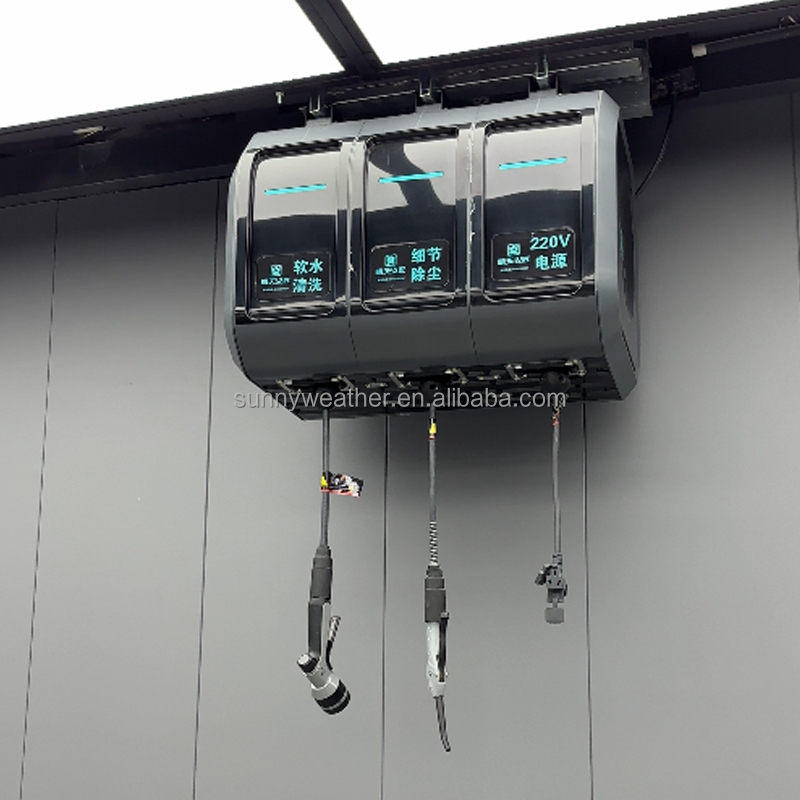 Electric Reel - 3-in-1 lucht-water-elektriciteit 10m intrekbare slangrol inclusief