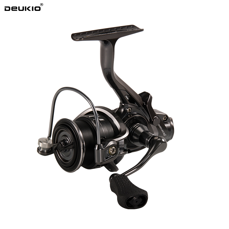 Ice Fishing Reel - DEUKIO 2026 Kleine Dubbele Rem Ontwerp