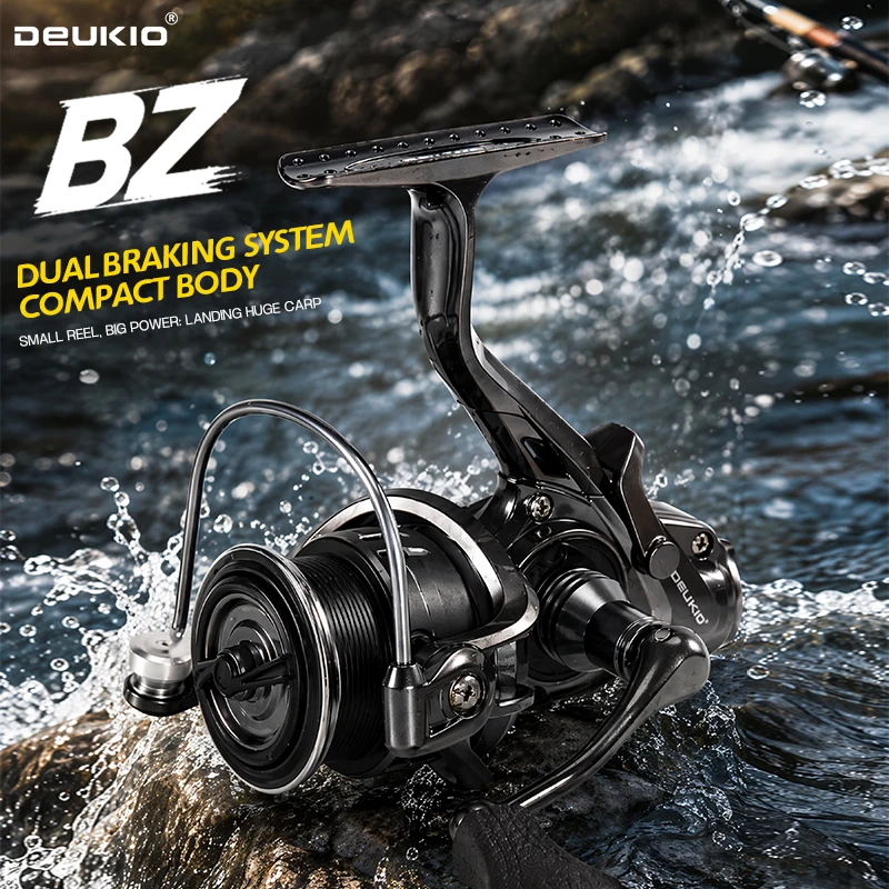 Ice Fishing Reel - DEUKIO Mini Dubbele Rem Ontwerp Vissen