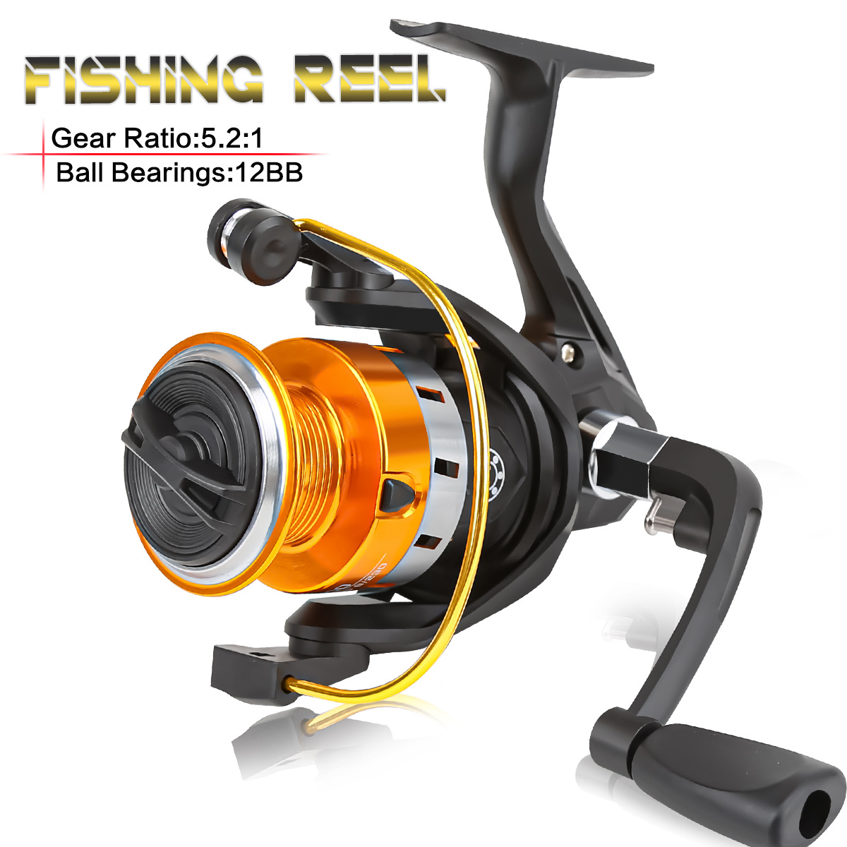 Surf Reel - Spinningmolen met metalen spoel, lange werpafstand,