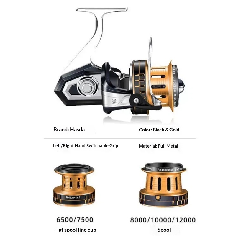 Hasida Spinvismolen Volledig M - Surf Reel recensie en prijs
