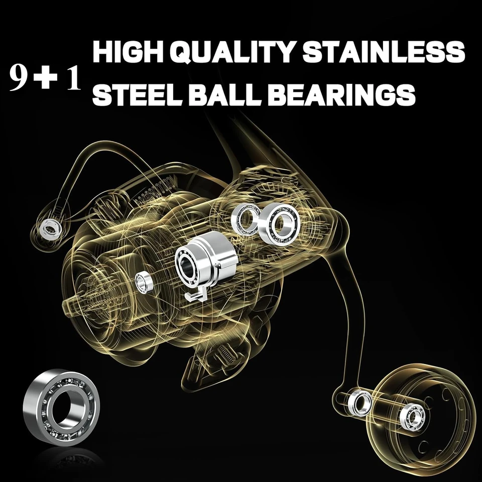 Spinningmolen, 9+1 BB ongeloof - Spinning Reel recensie en prijs