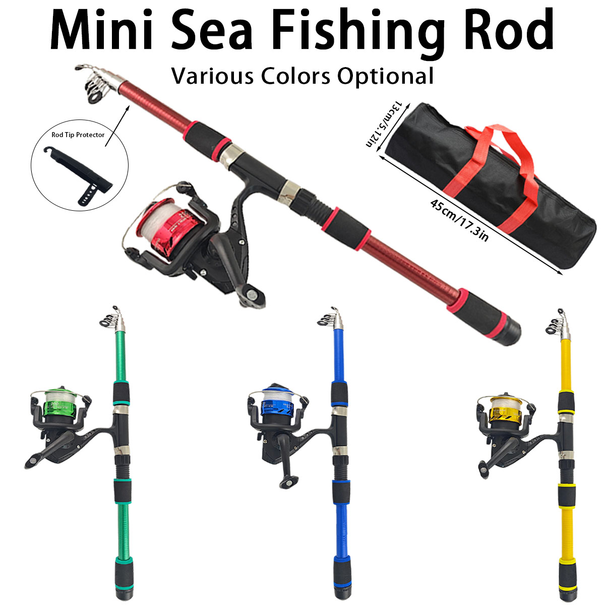 Mini telescopische zeehengelse - Reel Bag recensie en prijs