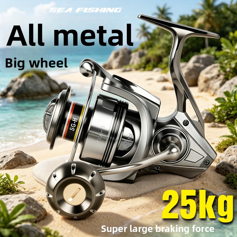 Premium volledig metalen spinh - Ice Fishing Reel recensie en prijs