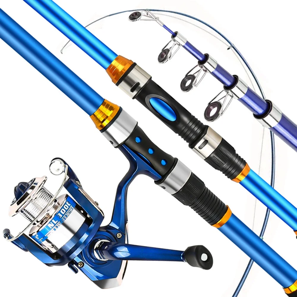 2,1-3,6M telescopische glasvez - Spincast Reel recensie en prijs