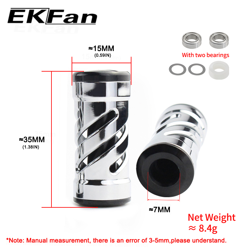 EKFan Aluminium Spinning Baitc - Reel Handle recensie en prijs